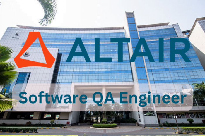 Software QA Engineer | Altair Engineering careers | Bengaluru | May 2023 | Apply now