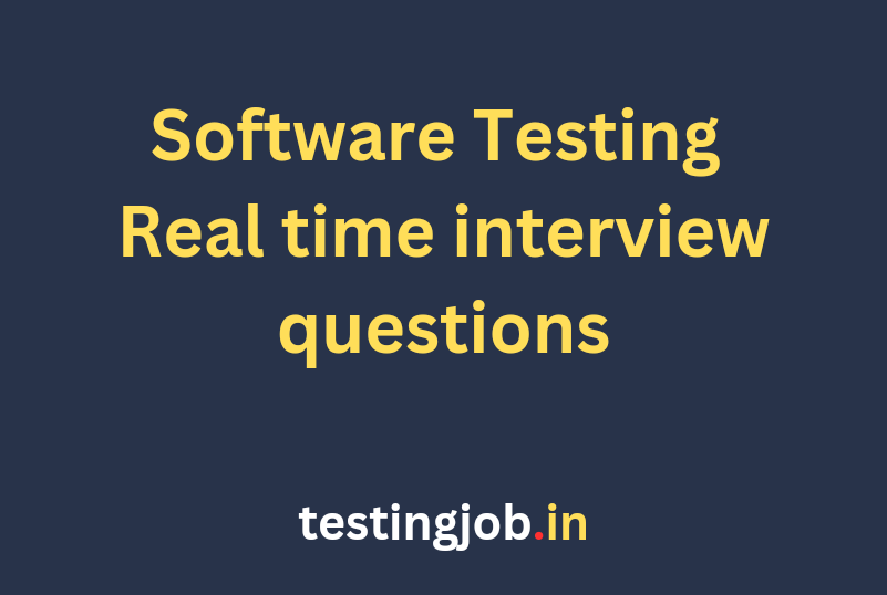 Most Asked Software testing Interview questions