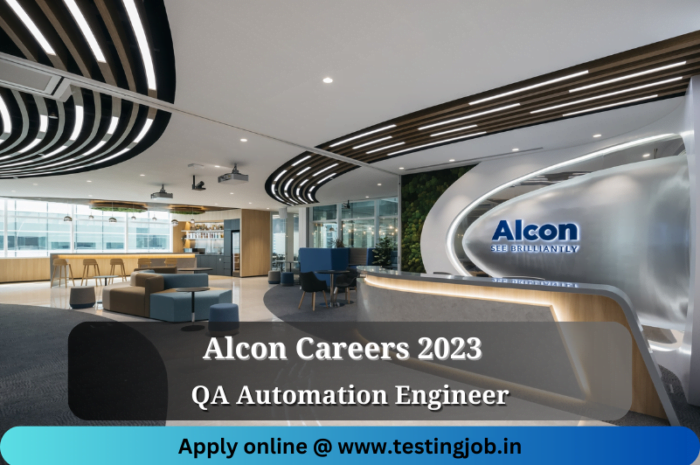 Alcon careers 2023: QA Automation Engineer | Bangalore | June 2023 | Apply now !