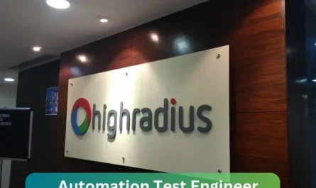 HighRadius Automation Test engineer