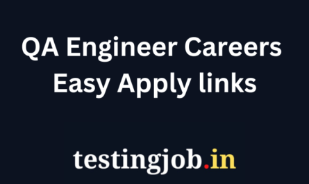QA Engineer recruitment