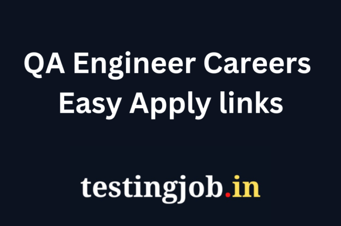 QA Engineer / Software Testing Careers: Direct Apply links – 6th July 2023 (Linkedin, Glassdoor, Indeed), Apply now