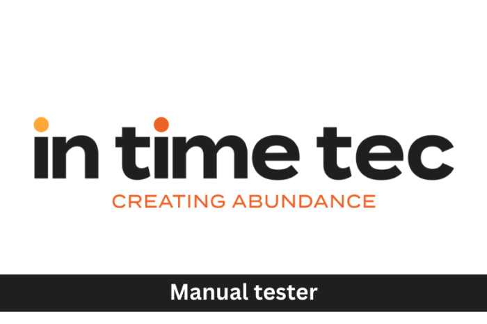 Manual Tester recruitment drive: In Time Tec – Jaipur / Bangalore location – August  2023 – Apply now